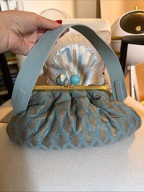 Weekend Max Mara Light Blue Large Special Edition Pasticcino bag
